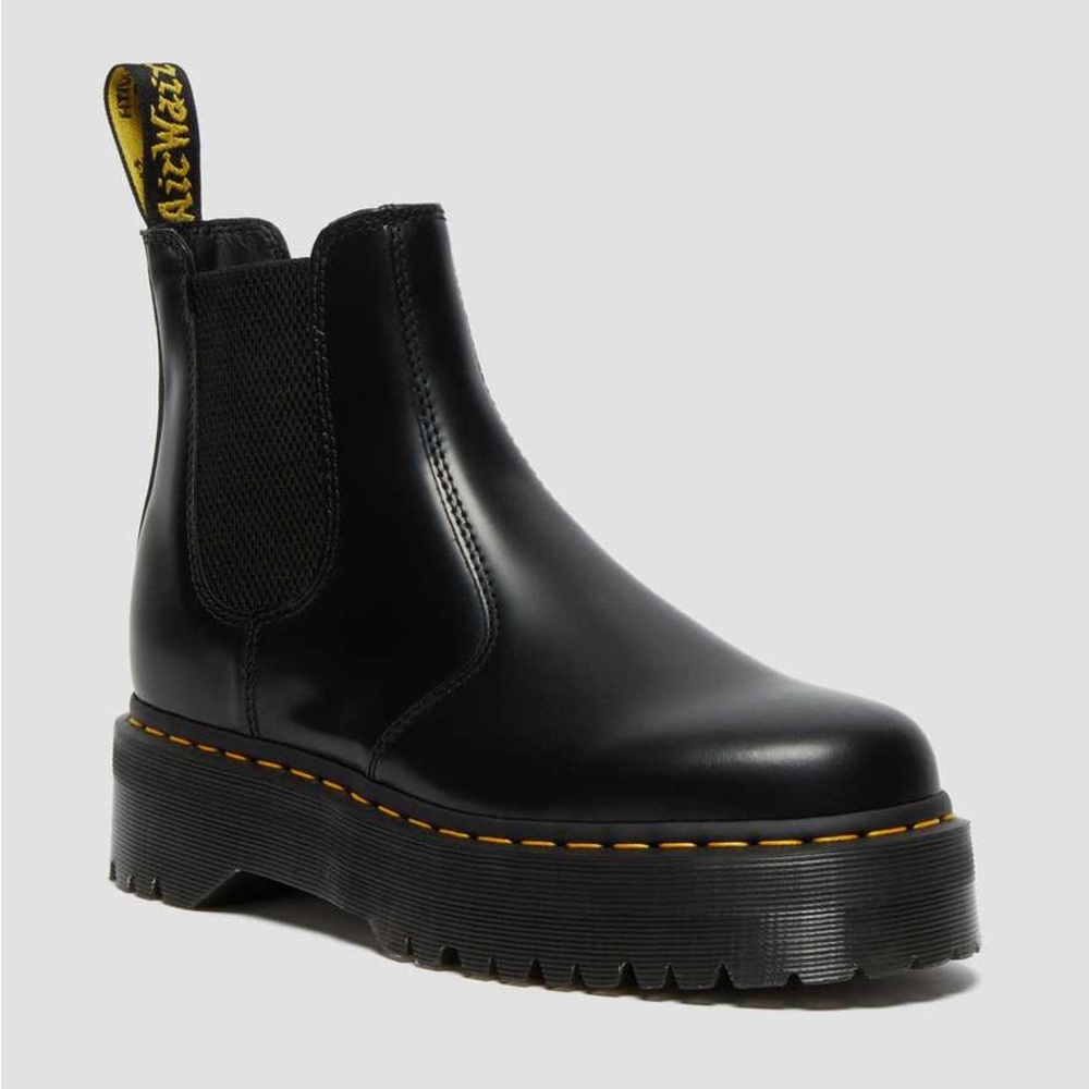 Dr. Martens Black 2976 Quad Chelsea Boots